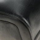 LOUIS VUITTON Epi Keepall 50 Boston Bag Noir M42962 LV Auth 188969V-16