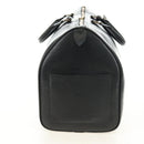 LOUIS VUITTON Epi Keepall 50 Boston Bag Noir M42962 LV Auth 188969V-6