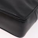 CHANEL COCO Mark Chain Shoulder Bag Leather Gold Black CC Auth 188970V-14