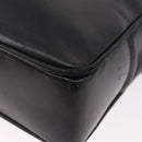 CHANEL COCO Mark Chain Shoulder Bag Leather Gold Black CC Auth 188970V-16