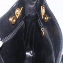 CHANEL COCO Mark Chain Shoulder Bag Leather Gold Black CC Auth 188970V-18