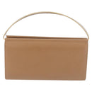CARTIER Long Wallet Leather Beige Silver Auth 188973-2