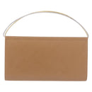 CARTIER Long Wallet Leather Beige Silver Auth 188973-3