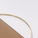 CARTIER Long Wallet Leather Beige Silver Gold Auth 188973-14