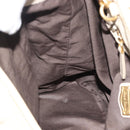 Miu Miu Hand Bag Leather 2way Beige Gold Auth 188974A-22