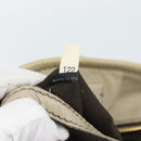 Miu Miu Hand Bag Leather 2way Beige Gold Auth 188974A-12