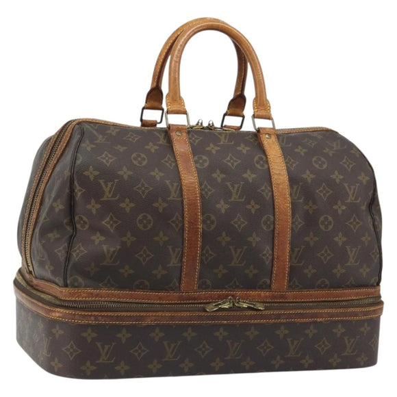 LOUIS VUITTON Monogram Sac Sports Boston Bag M41444 LV Auth 188975