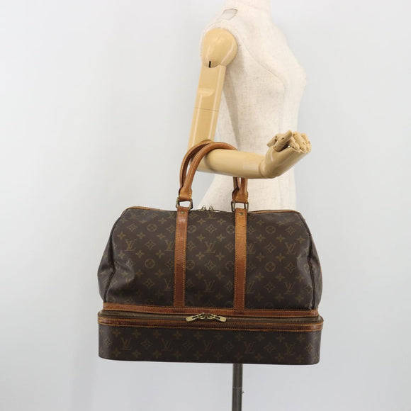 LOUIS VUITTON Monogram Sac Sports Boston Bag M41444 LV Auth 188975