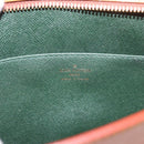 LOUIS VUITTON Epi Pochette Homme Bag Brown Zipangu Gold M52528 LV Auth 188977-17