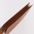LOUIS VUITTON Epi Pochette Homme Bag Brown Zipangu Gold M52528 LV Auth 188977-5