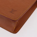 LOUIS VUITTON Epi Pochette Homme Bag Brown Zipangu Gold M52528 LV Auth 188977-14