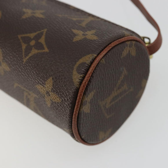 LOUIS VUITTON Monogram Papillon Pouch LV Auth 188981