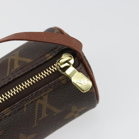 LOUIS VUITTON Monogram Papillon Pouch LV Auth 188981