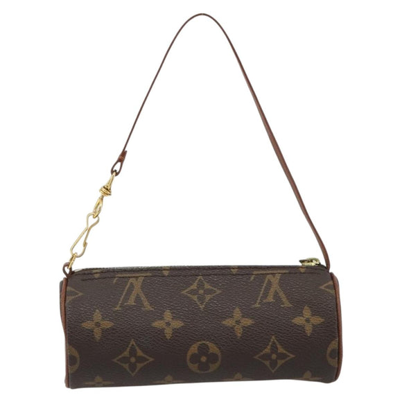 LOUIS VUITTON Monogram Papillon Pouch LV Auth 188981