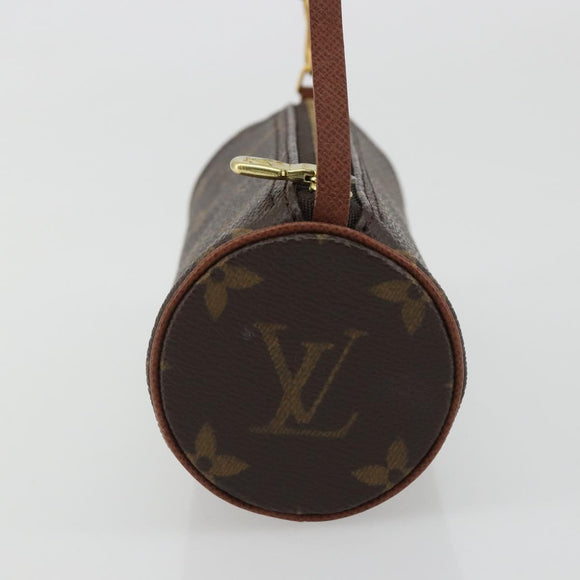 LOUIS VUITTON Monogram Papillon Pouch LV Auth 188981
