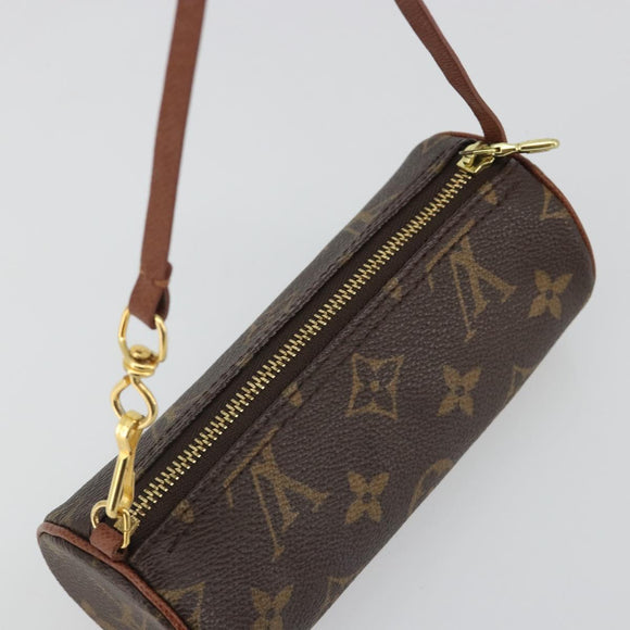 LOUIS VUITTON Monogram Papillon Pouch LV Auth 188981