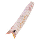 LOUIS VUITTON Bando BB Bon Voyage Scarf Silk Beige M96392 LV Auth 188982M-7