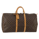 LOUIS VUITTON Monogram Keepall 60 Boston Bag M41422 LV Auth 188986A-1