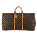 LOUIS VUITTON Monogram Keepall 60 Boston Bag M41422 LV Auth 188986A-13