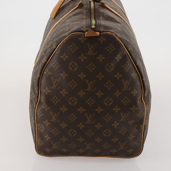 LOUIS VUITTON Monogram Keepall 60 Boston Bag M41422 LV Auth 188986A