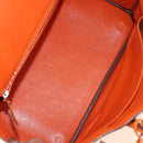 HERMES Birkin 30 Hand Bag Taurillon Clemence Leather Orange Silver Auth 188988SM-9