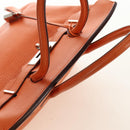 HERMES Birkin 30 Hand Bag Taurillon Clemence Leather Orange Silver Auth 188988SM-6