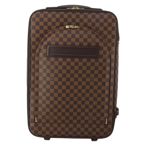 LOUIS VUITTON Damier Ebene Pegas 55 Suitcase N23294 LV Auth 188989