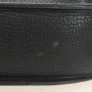 HERMES Evelyn 1 GM Bag Taurillon Leather Black Gold Auth 188991M-17