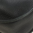HERMES Evelyn 1 GM Bag Taurillon Leather Black Gold Auth 188991M-21