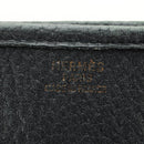 HERMES Evelyn 1 GM Bag Taurillon Leather Black Gold Auth 188991M-24