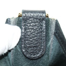 HERMES Evelyn 1 GM Bag Taurillon Leather Black Gold Auth 188991M-11
