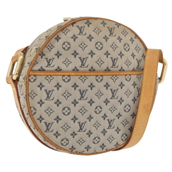 LOUIS VUITTON Monogram Mini Jeanne GM Shoulder Bag Blue M92000 LV Auth 188992