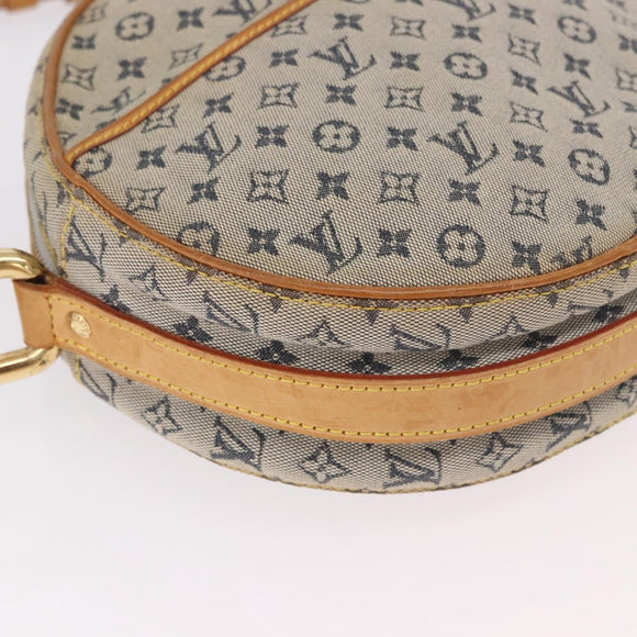 LOUIS VUITTON Monogram Mini Jeanne GM Shoulder Bag Blue M92000 LV Auth 188992