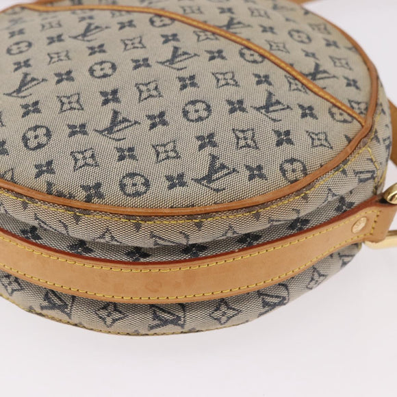 LOUIS VUITTON Monogram Mini Jeanne GM Shoulder Bag Blue M92000 LV Auth 188992