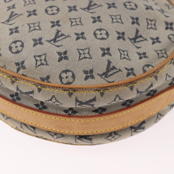 LOUIS VUITTON Monogram Mini Jeanne GM Shoulder Bag Blue M92000 LV Auth 188992