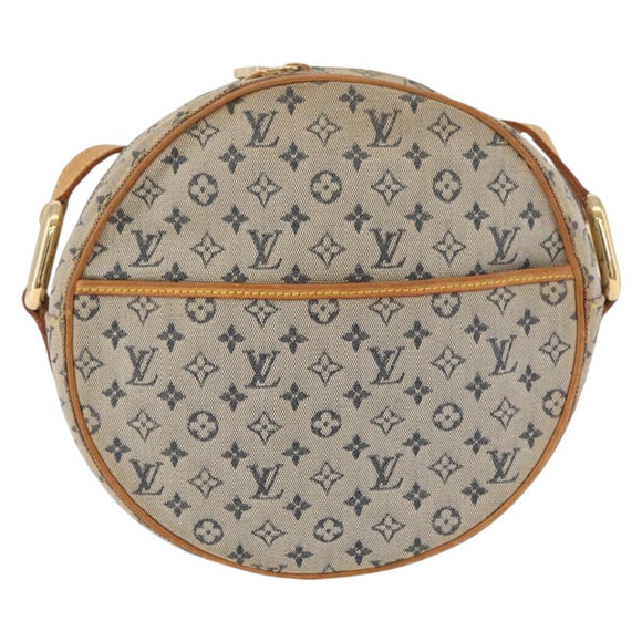 LOUIS VUITTON Monogram Mini Jeanne GM Shoulder Bag Blue M92000 LV Auth 188992