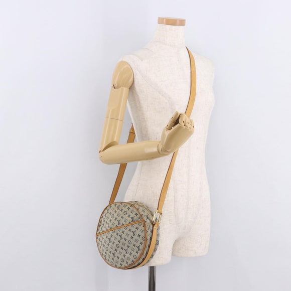 LOUIS VUITTON Monogram Mini Jeanne GM Shoulder Bag Blue M92000 LV Auth 188992