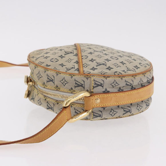 LOUIS VUITTON Monogram Mini Jeanne GM Shoulder Bag Blue M92000 LV Auth 188992
