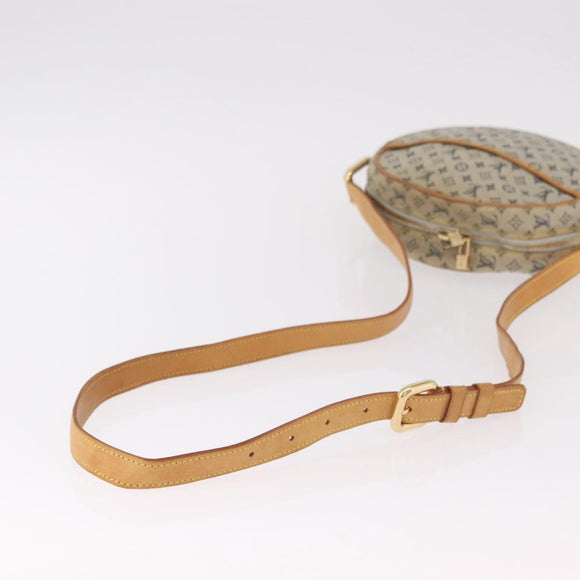 LOUIS VUITTON Monogram Mini Jeanne GM Shoulder Bag Blue M92000 LV Auth 188992