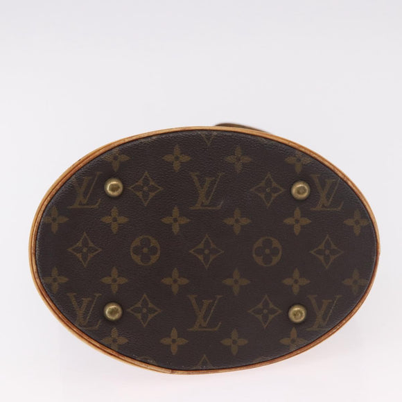 LOUIS VUITTON Monogram Bucket PM Schoudertas M42238 LV Auth 188993