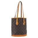 LOUIS VUITTON Monogram Bucket PM Schoudertas M42238 LV Auth 188993-1