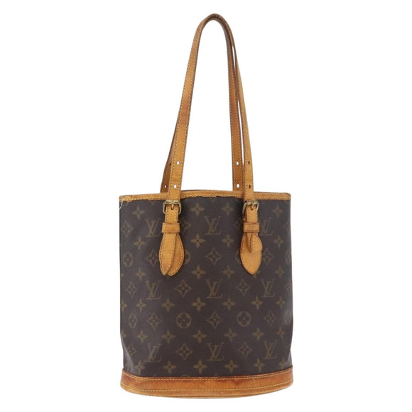 LOUIS VUITTON Monogram Bucket PM Schoudertas M42238 LV Auth 188993