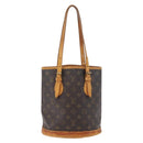 LOUIS VUITTON Monogram Bucket PM Schoudertas M42238 LV Auth 188993-2
