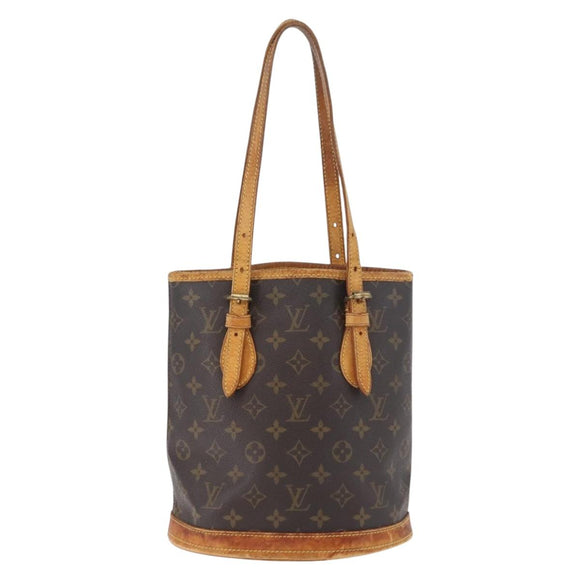 LOUIS VUITTON Monogram Bucket PM Schoudertas M42238 LV Auth 188993