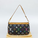 LOUIS VUITTON Monogram Multicolor Pochette Accessoires Pouch M92648 Auth 188994V-12