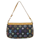 LOUIS VUITTON Monogram Multicolor Pochette Accessoires Pouch M92648 Auth 188994V-2