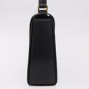 CELINE Hand Bag Leather Black Gold Auth 188999A-4