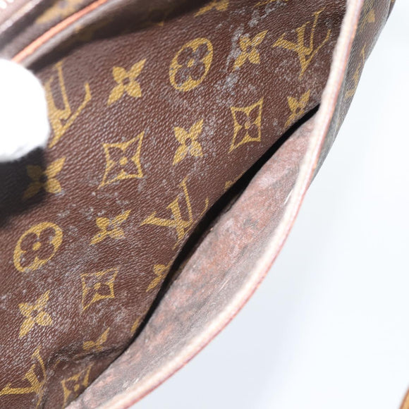 LOUIS VUITTON Monogram Jeune Fille MM Shoulder Bag M51226 LV Auth 189000
