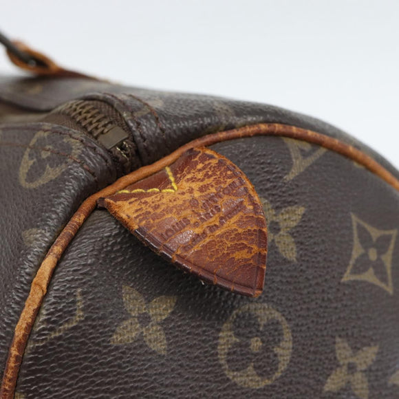 LOUIS VUITTON Monogram Speedy 35 Hand Bag M41524 LV Auth 189003
