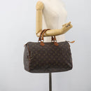 LOUIS VUITTON Monogram Speedy 35 Hand Bag M41524 LV Auth 189003-21